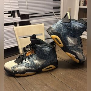 Jordan washed  Denim Sneakers